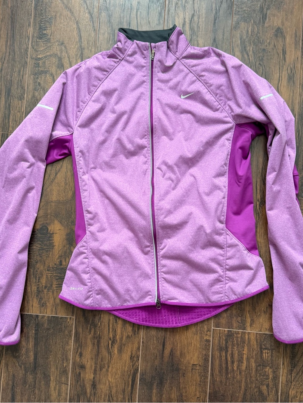 Nike Dri-Fit Purple Large Running Jacket Size Large